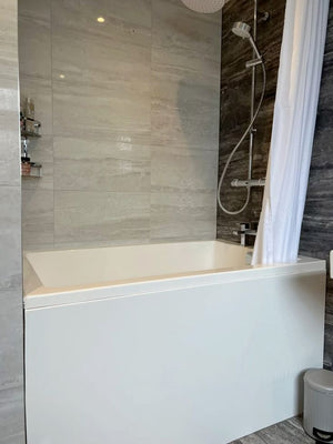 Deep Bathtub 1250 L x 850 W x 600 Soaking Depth Handmade by Omnitub